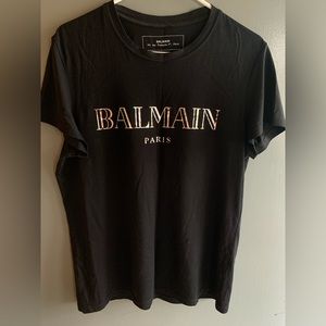 Balmain black t shirt men size M